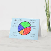 Graphique à secteurs mignons Amis et amoureux Pers