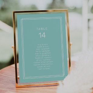 Carte graphique AVERA Mint Green Mariage