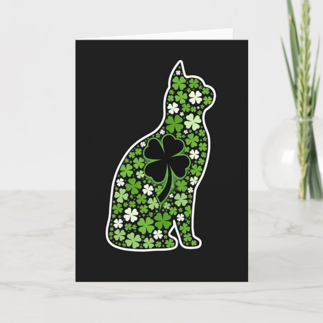 Carte graphique Chat Chanceux (Devant)