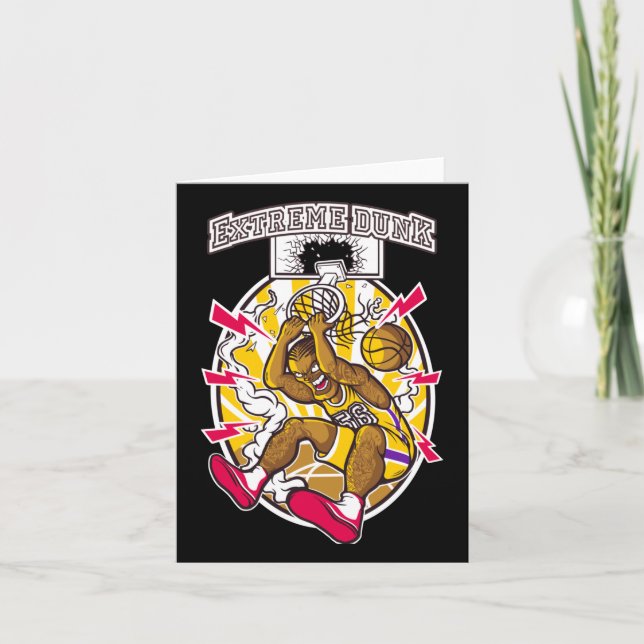 Carte Graphique de basketball  (Devant)