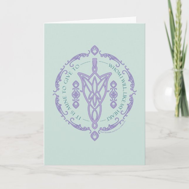 Carte Graphique de citation ARWEN™ Evenstar (Devant)