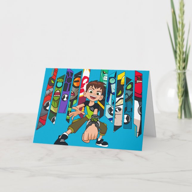 Carte Graphique de collection d'Aliens Ben 10 (Devant)