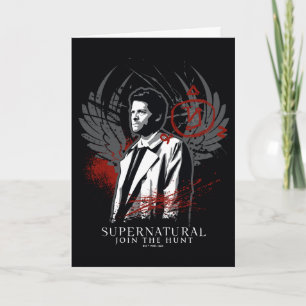 Carte Graphique de graffiti de Castiel surnaturel