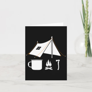 Carte Graphique de Randonnée minimaliste de survie des b