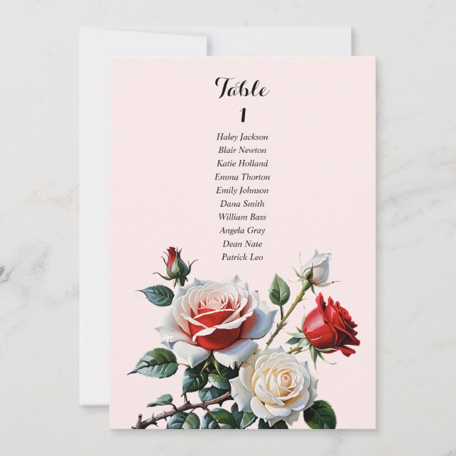 Carte graphique de sièges rose rouge rose pâle (Devant)
