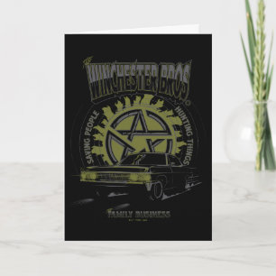 Carte Graphique de voiture surnaturel "The Winchester Br