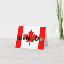 Carte graphique fête du Canada