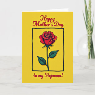 Carte graphique Jour Joyeux Floral