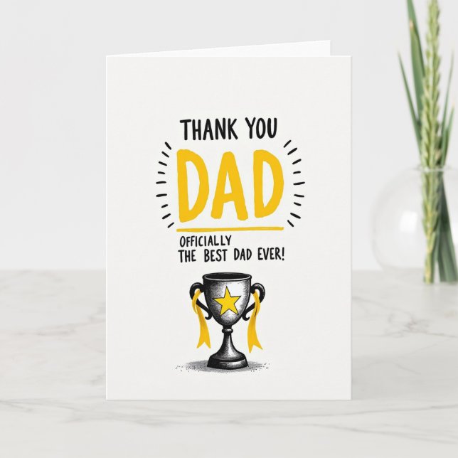 Carte graphique Meilleur Papa (Devant)
