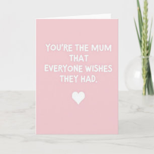 Carte graphique Meilleure Maman Souhaits