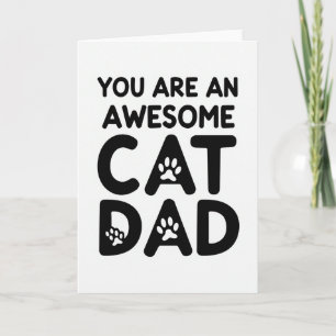 Carte Graphique Papa Chat Incroyable