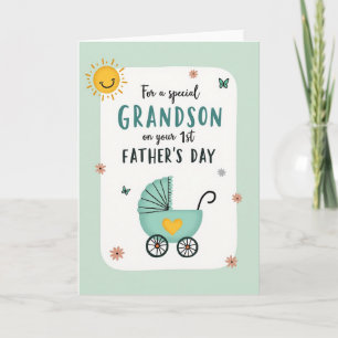 Carte graphique pour la Fête des Pères soleil doux
