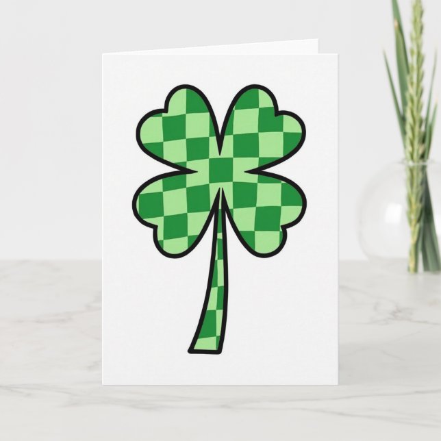 Carte graphique Trèfle Chanceux (Devant)