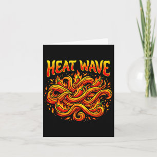 Carte Graphique vague de chaleur masculine chili épicé f