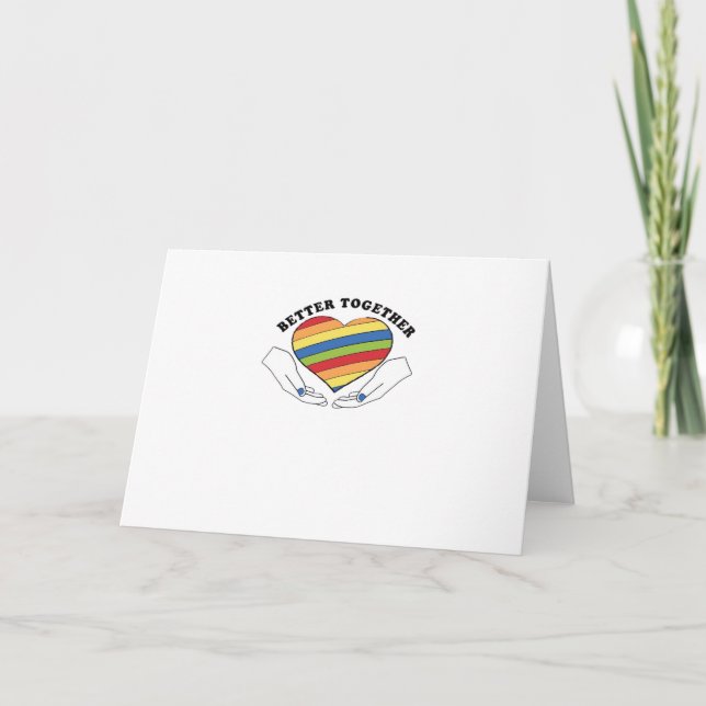 Carte Graphiques Better Together Style Créatif  (Devant)