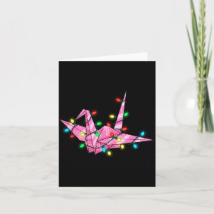 Carte Graphiques de Noël drôles d'origami pour amateur d