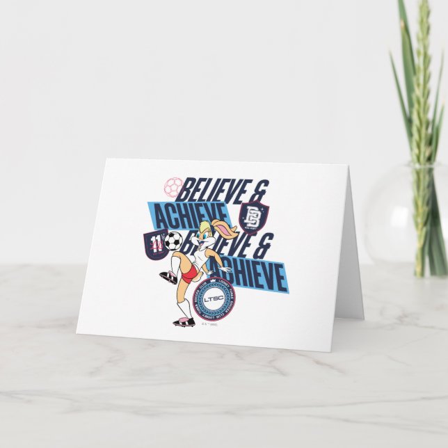 Carte Graphisme Club de Football LOONEY TUNES™ Lola Bunn (Devant)