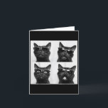 Carte Graphisme de chat drôle Photobooth Selfie Drôle _5<br><div class="desc">Graphisme de chat drôle Photobooth Selfie Drôle _5</div>