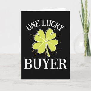 Carte Graphisme de la Saint-Patrick pour un acheteur une