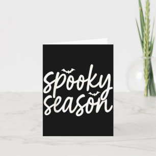 Carte Graphisme de saison effrayante pour hommes pour co