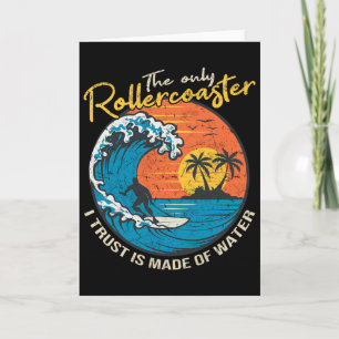 Carte Graphisme de surf de grande vague pour surfeur M