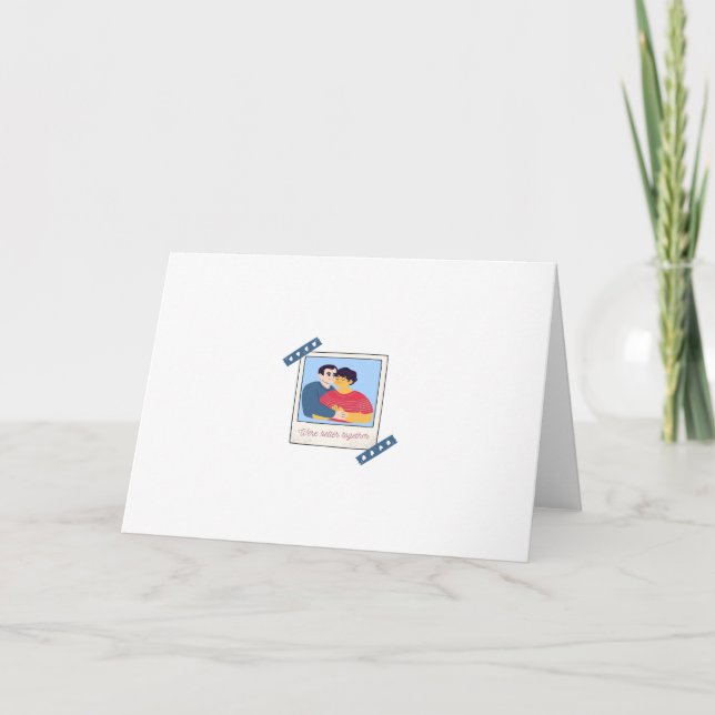 Carte Graphisme Minimal Ensemble Était Meilleur  (Devant)