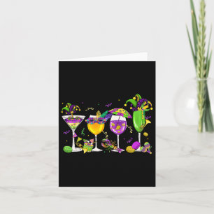 Carte Gras Mardi Mardi Gras Vins Gles Boire Carnaval Me