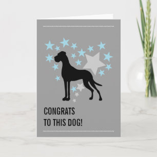 Carte Great dane Congrats
