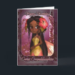 Carte Great Granddaughter Birthday Card<br><div class="desc">Great Granddaughter Birthday Card</div>