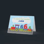 Carte Great Grandson 6e Anniversaire Colorée Train Track<br><div class="desc">Cette carte serait parfaite pour tout arrière-petit-fils qui fêtera leur 6e anniversaire. Que son nom soit Chris ou Jason ou même Kenny,  cette carte sera toujours personnalisable pour n'importe quel nom.</div>