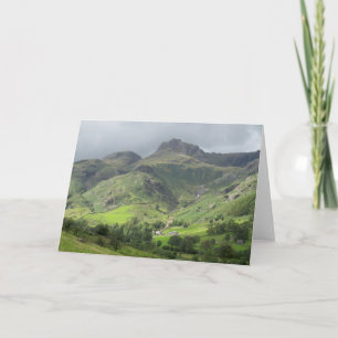 Carte Great Langdale Valley, Lake District, Angleterre