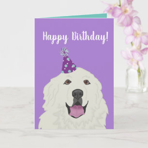 Carte Great Pyrenees personnalisable