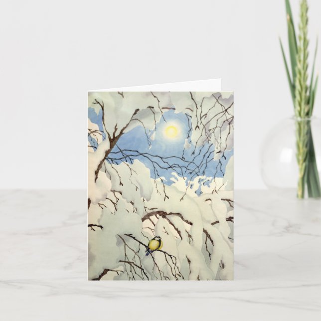 Carte Great Tit - Theodor Severin Kittelsen (Devant)