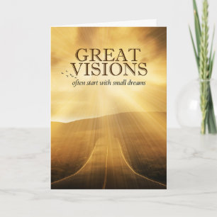 Carte Great Visions Business Path Sunlit Enless Road