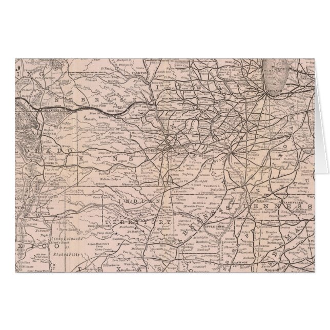 Carte Great Western Railway of Canada (Devant horizontal)