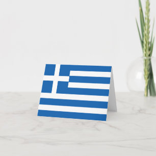 Carte Greece (Greek) Flag