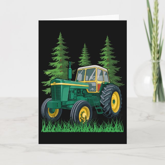 Carte Green Farming Tractor  (Devant)
