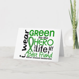 Carte Green For Hero 2 Meilleur Ami Maladie du rein