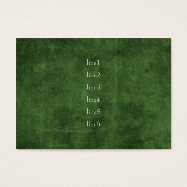 Carte Green Grunge Party (Devant)