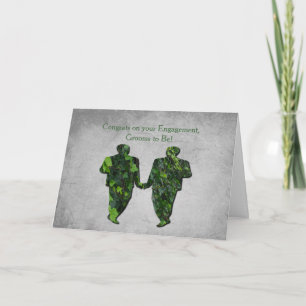 Carte Green Men Ivy & Silver Gay Handfasting Bénédiction