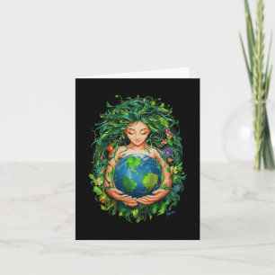 Carte Green Mother Jour des terres Gaia Sauvez notre pla