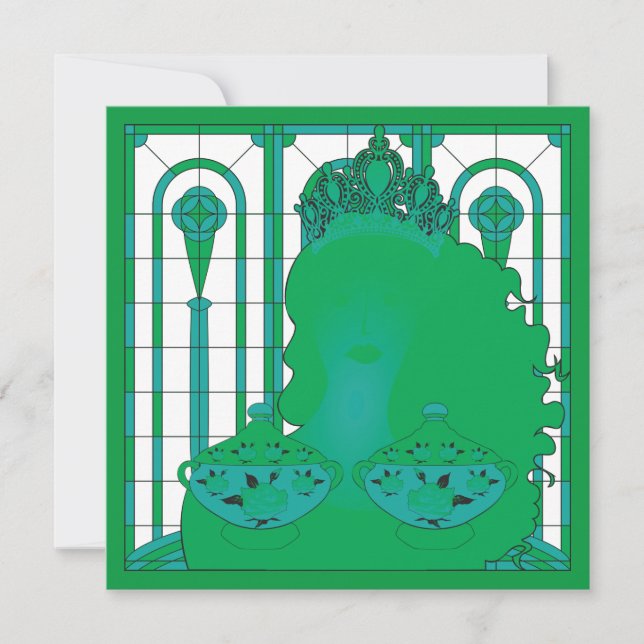Carte Green Queen Flat (Devant)