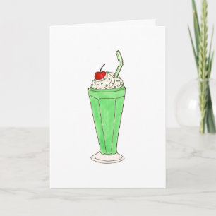 Carte Green Shake Milkshake St. Saint Patrick's Day