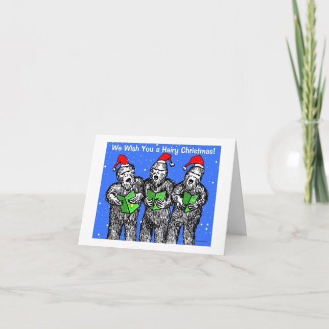 Carte Green Weenii "Nous vous souhaitons un Noël p (Devant)