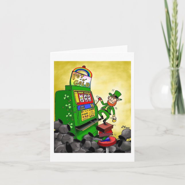 Carte Green Weenii "The Luck of the Irish" Note Card (Devant)