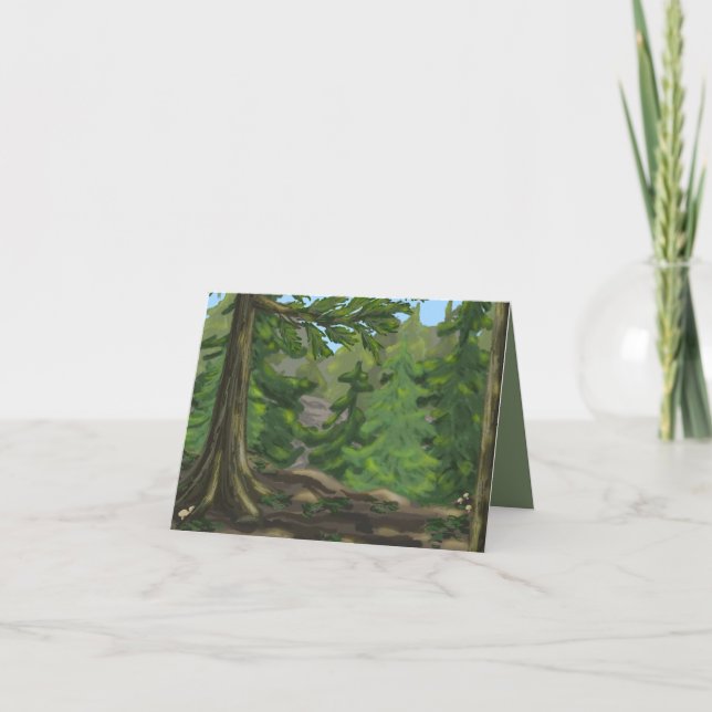 Carte Green Woods (Devant)