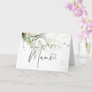 Carte Greenery Pregnancy Announcement Baby Reveal to Mum