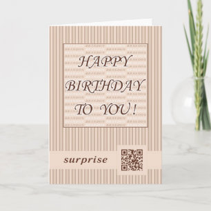 Carte Greeting Card.Happy Birthday Brandon!