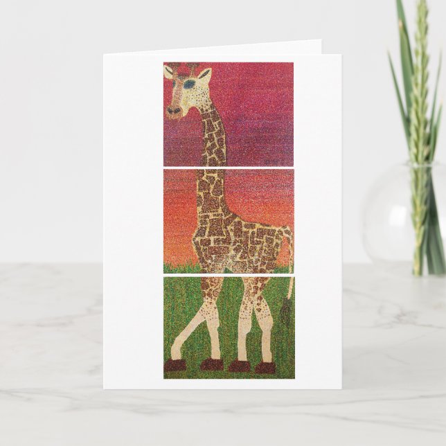 Carte Greeting Card - Sahara Expression (Devant)