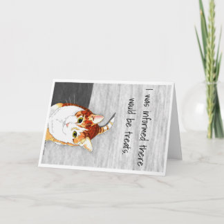 Carte Greeting Card: Treats!